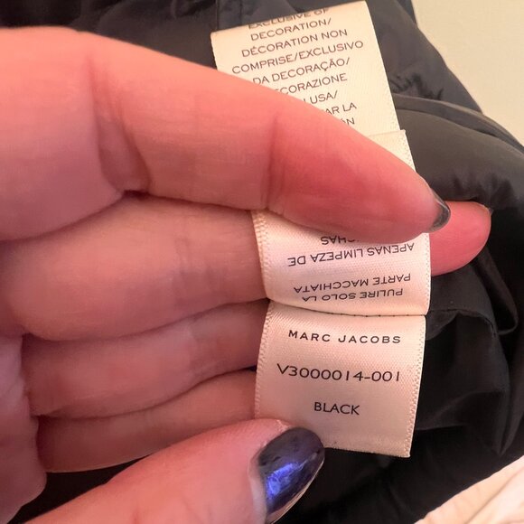 Marc Jacobs Black Down The Puffer Jacket, S - Picture 10 of 10